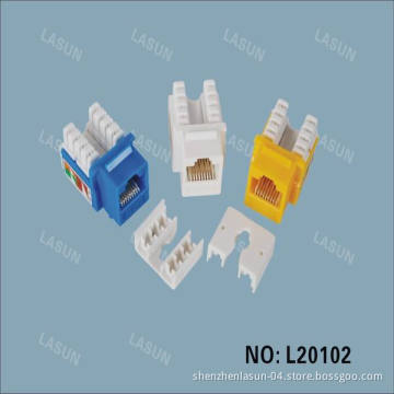 RJ45-RJ45 Cat5e Keystone Jack (L20102)